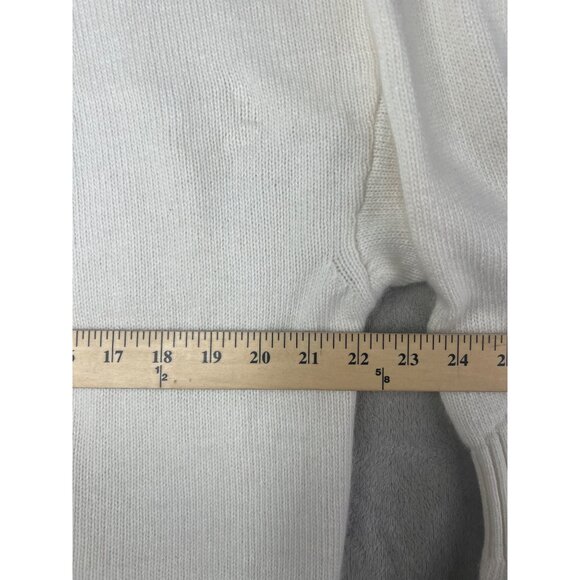Maeve By Anthropologie Medium Ivory Knit Cardigan Sweater W/ Button Front - Picture 13 of 15